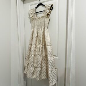 The Ellie Nap Dress - Gold Jacquard - Gold Jacquard